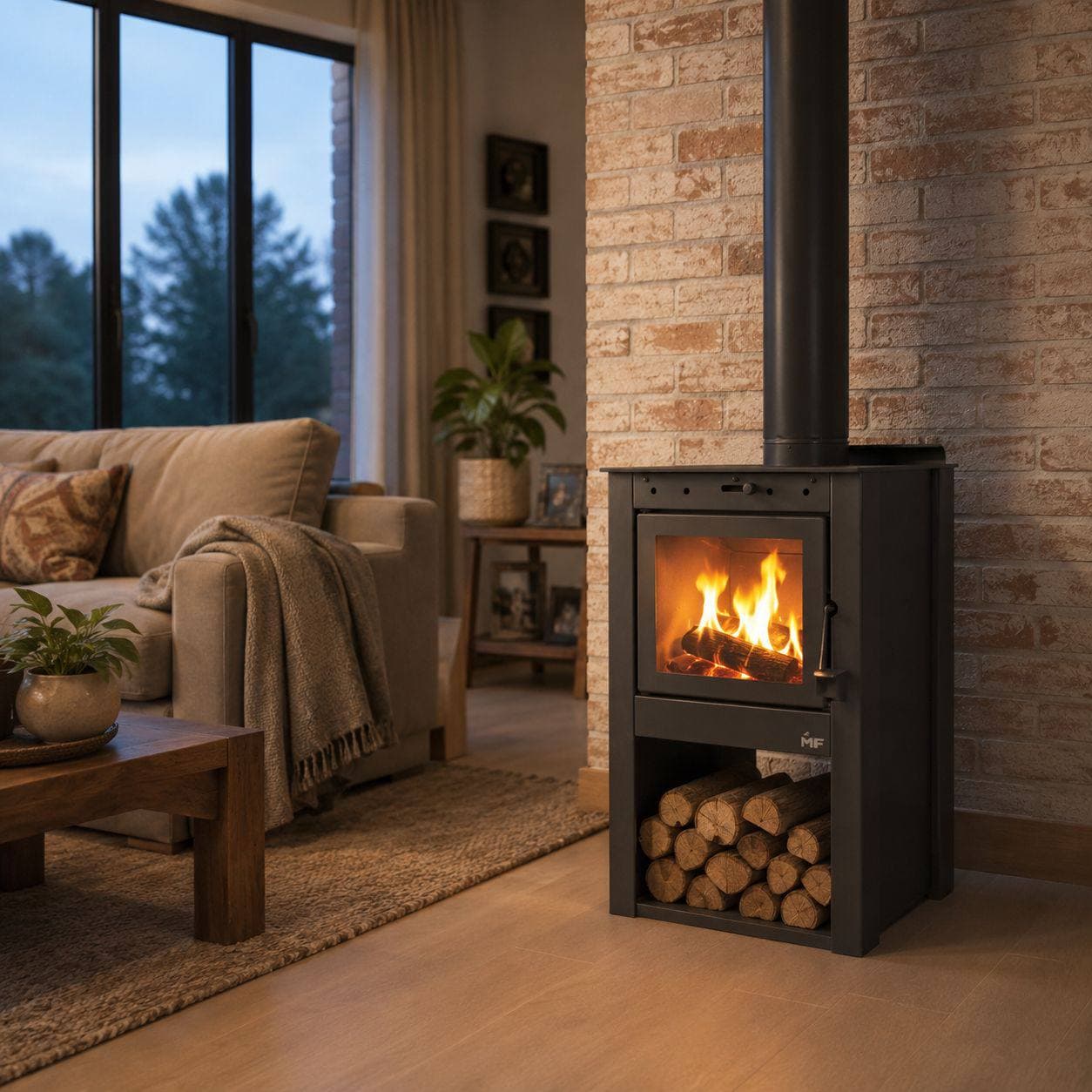 Calefator MF Fogo Pro Pedestal